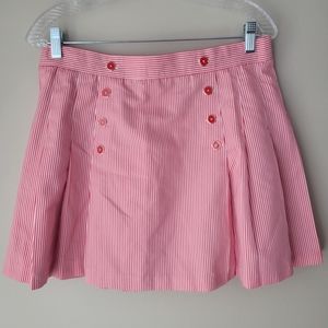 VINTAGE Tail Active Red and White Striped Athletic Tennis Skirt Size 14